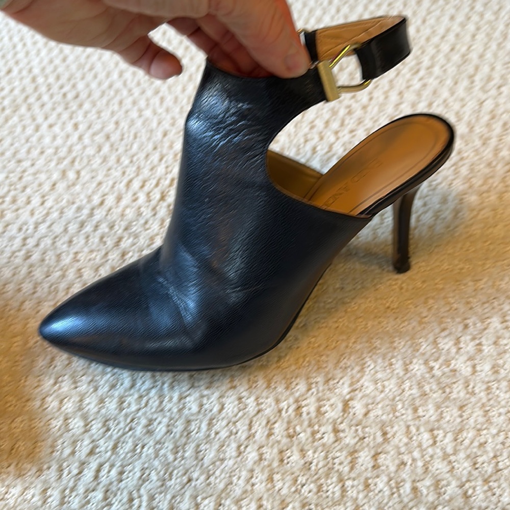 Slingback stiletto mules